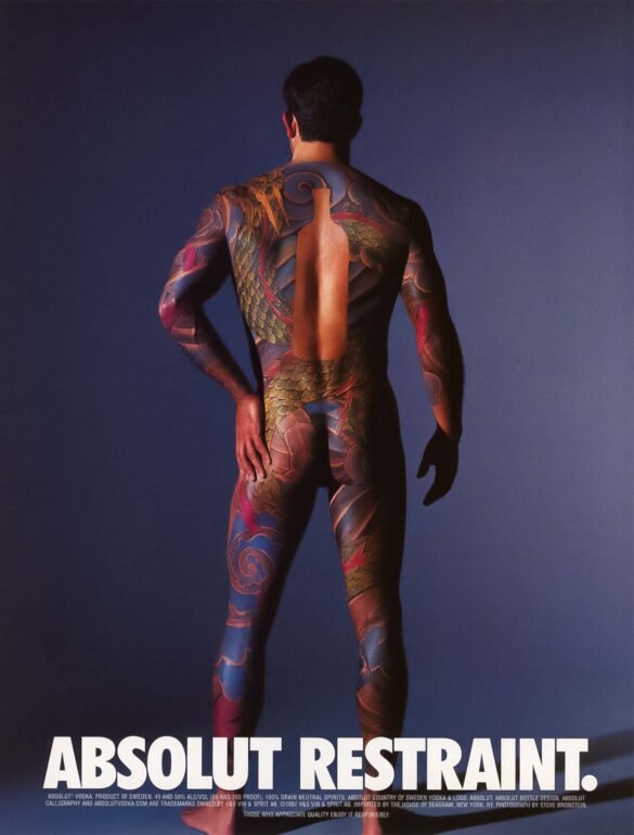 Absolut Vodka, Absolut Restraint, Tattoo Man