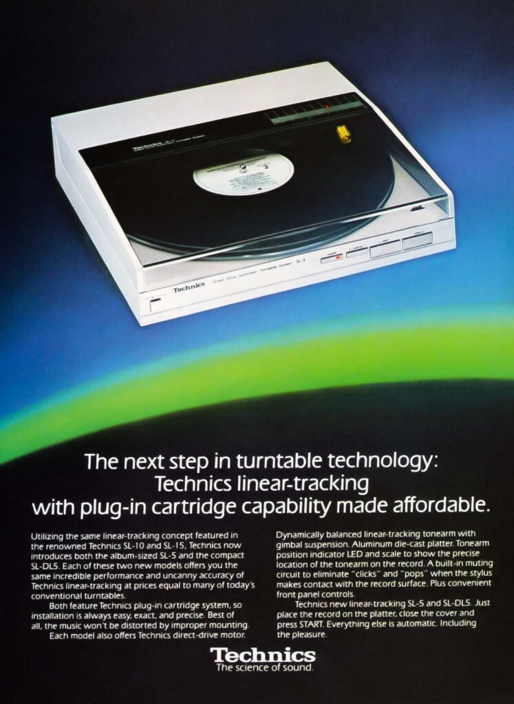 Technics SL-5 & SL-DL5 Record Player