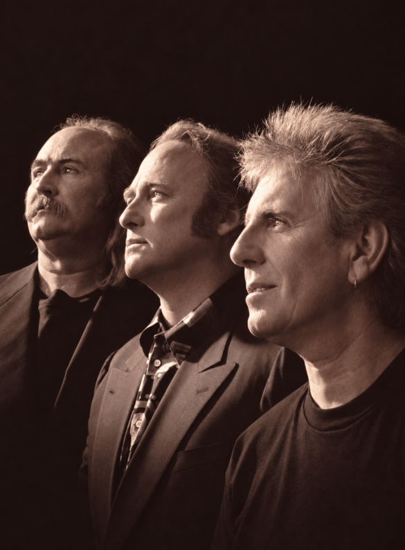 Crosby, Stills & Nash in 1994, the year they returned to Woodstock for the festival’s 25th anniversary. Twenty-five years after their famous 1969 appearance, they performed a set filled with songs from across their career and closed with “Woodstock.”